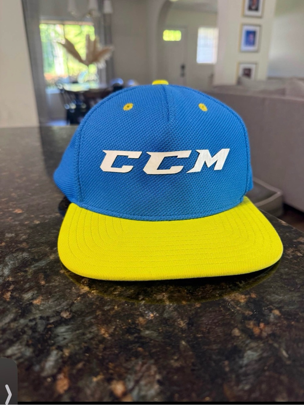 CCM Kids Two-Tone Blue and Green Snapback Hat